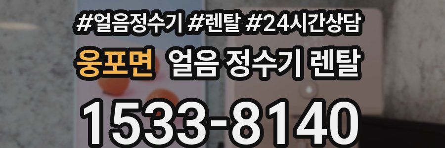 웅포면 얼음 정수기 렌탈