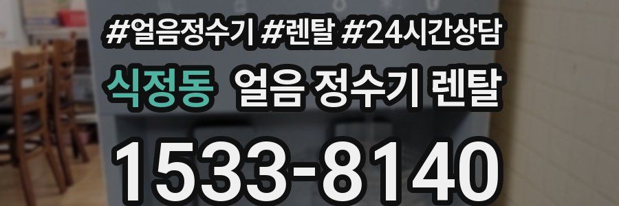 식정동 얼음 정수기 렌탈