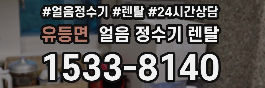 유등면 얼음 정수기 렌탈