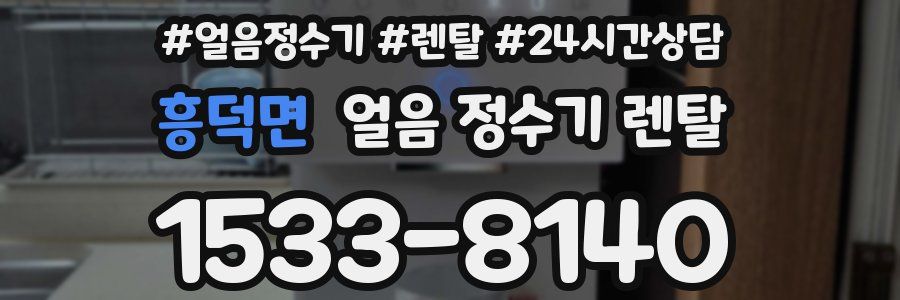 흥덕면 얼음 정수기 렌탈