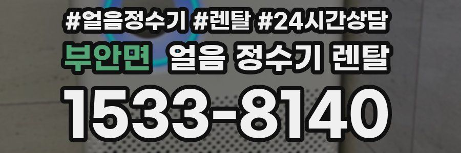 부안면 얼음 정수기 렌탈