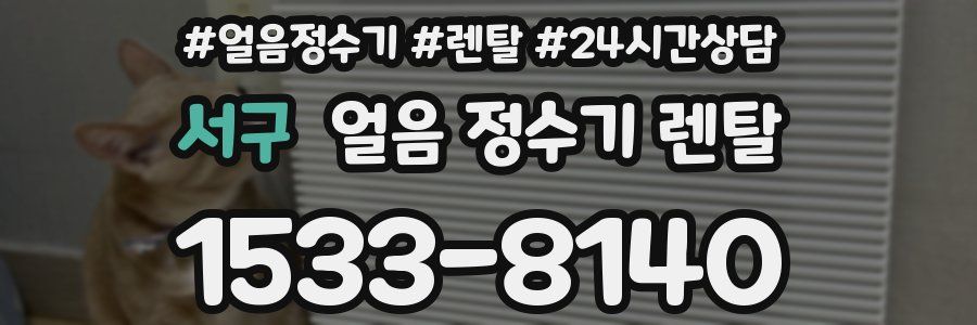 서구 얼음 정수기 렌탈