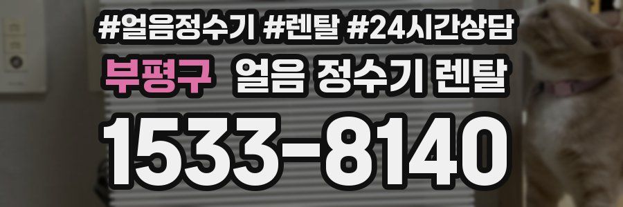 부평구 얼음 정수기 렌탈