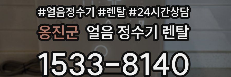 옹진군 얼음 정수기 렌탈