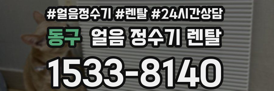 동구 얼음 정수기 렌탈