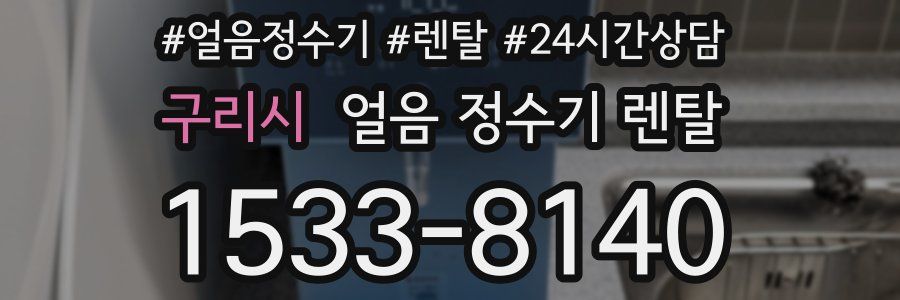 구리시 얼음 정수기 렌탈