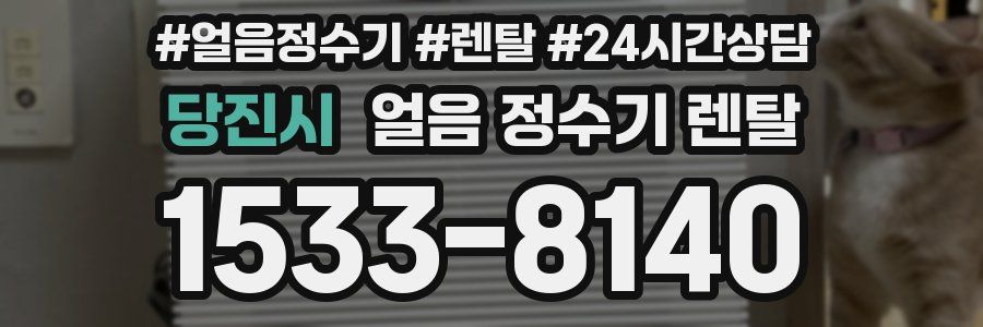 당진시 얼음 정수기 렌탈