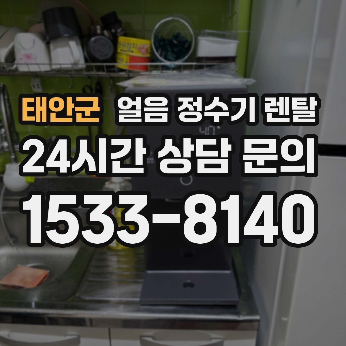 태안군 얼음 정수기 렌탈 손님 올 때 얼음 걱정 없는 집 만들기
