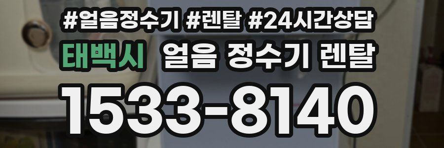 태백시 얼음 정수기 렌탈