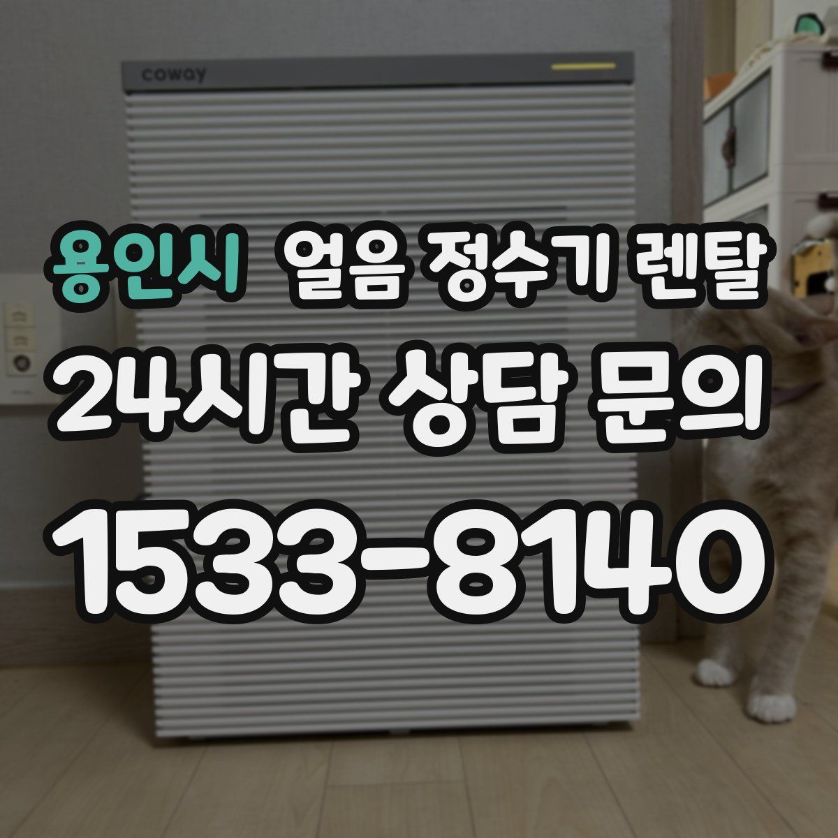 용인시 얼음 정수기 렌탈