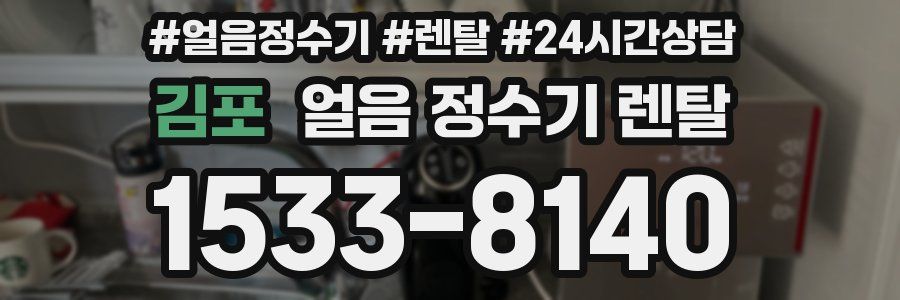 김포 얼음 정수기 렌탈