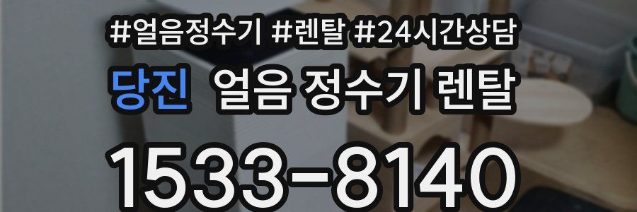 당진 얼음 정수기 렌탈