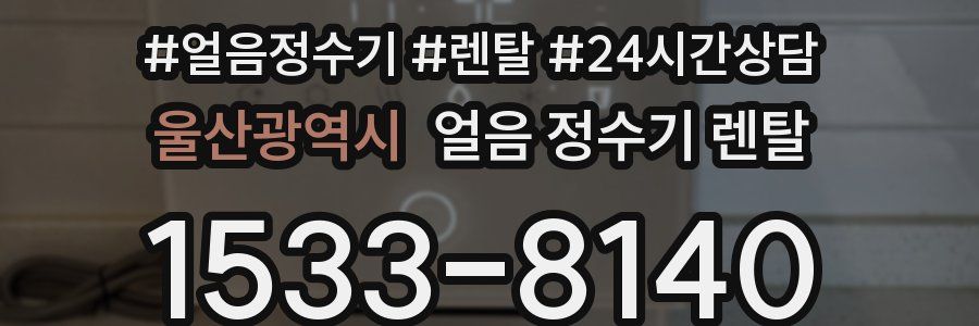 울산광역시 얼음 정수기 렌탈