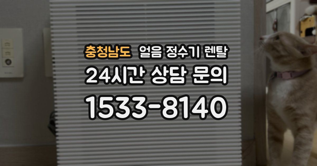 충청남도 얼음 정수기 렌탈