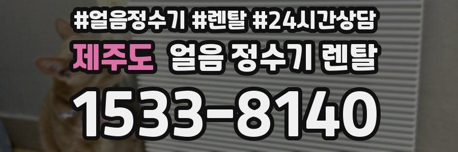 제주도 얼음 정수기 렌탈