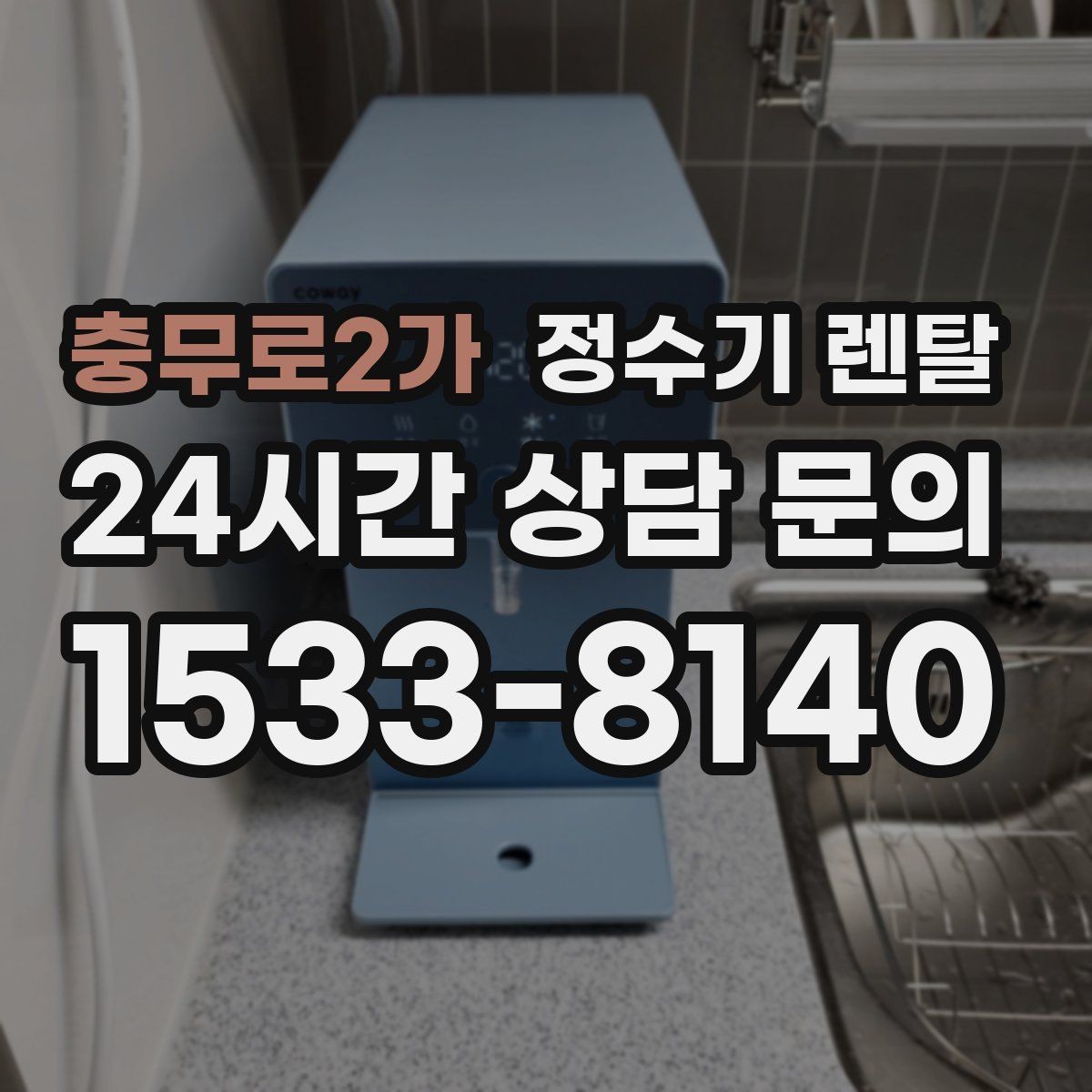 충무로2가 정수기 렌탈 미네랄 유지형이 좋은 사람들