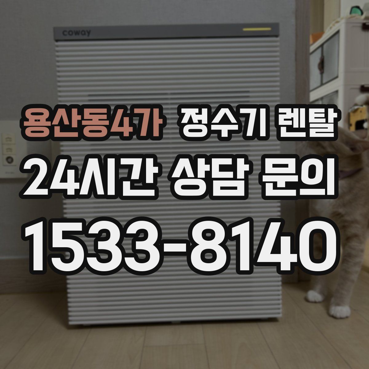 용산동4가 정수기 렌탈