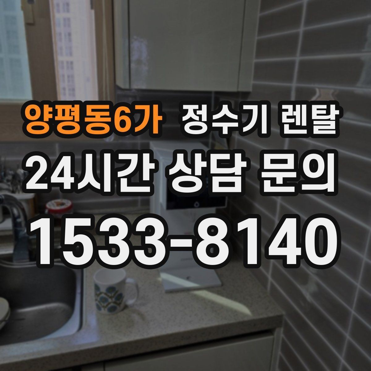 양평동6가 정수기 렌탈 빌트인형과 스탠드형 차이 정리