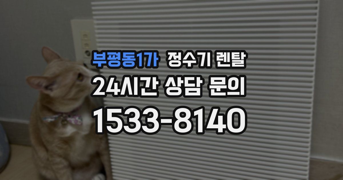 부평동1가 정수기 렌탈