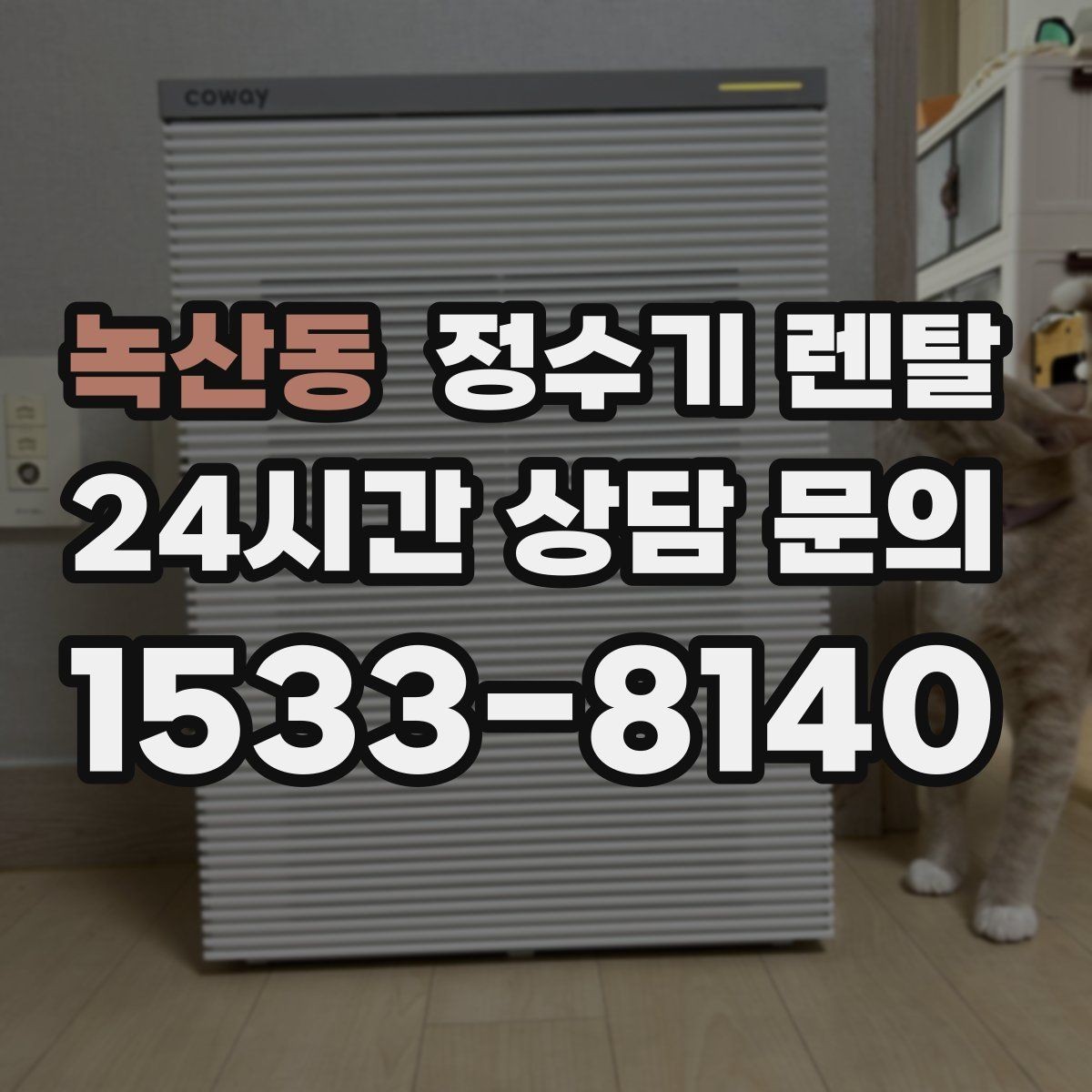 녹산동 정수기 렌탈 방문 관리와 자가 관리 차이 정리