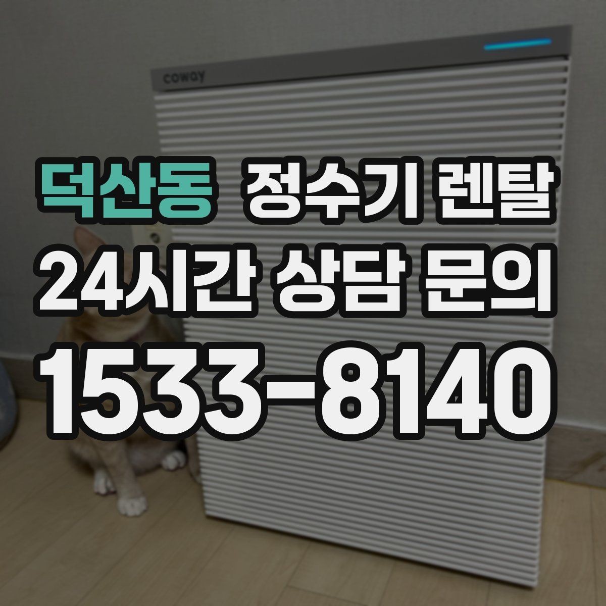 덕산동 정수기 렌탈 스테인리스 코크가 선호되는 이유