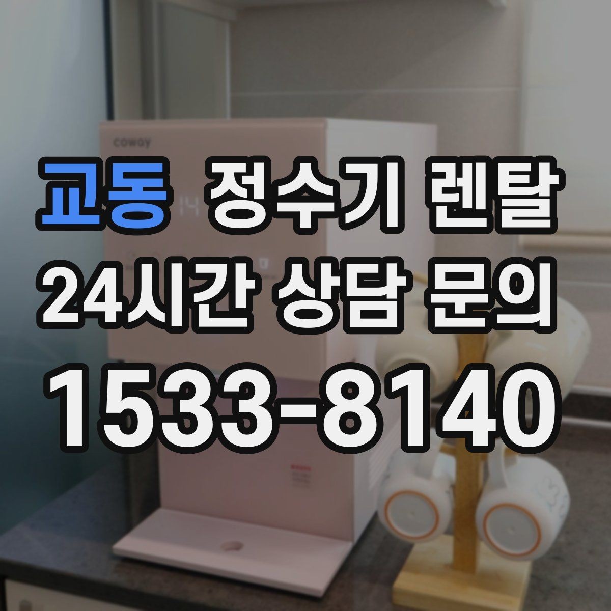 교동 정수기 렌탈 생수 대신 렌탈이 편해지는 순간