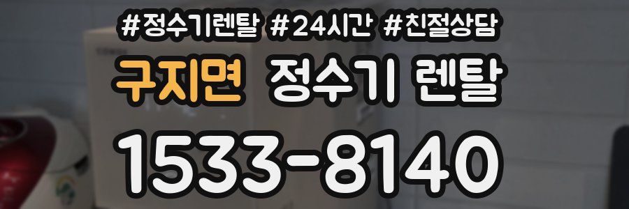 구지면 정수기 렌탈