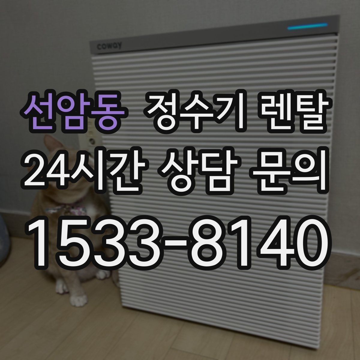 선암동 정수기 렌탈 화이트 블랙 메탈 중 어떤 색이 깔끔할까