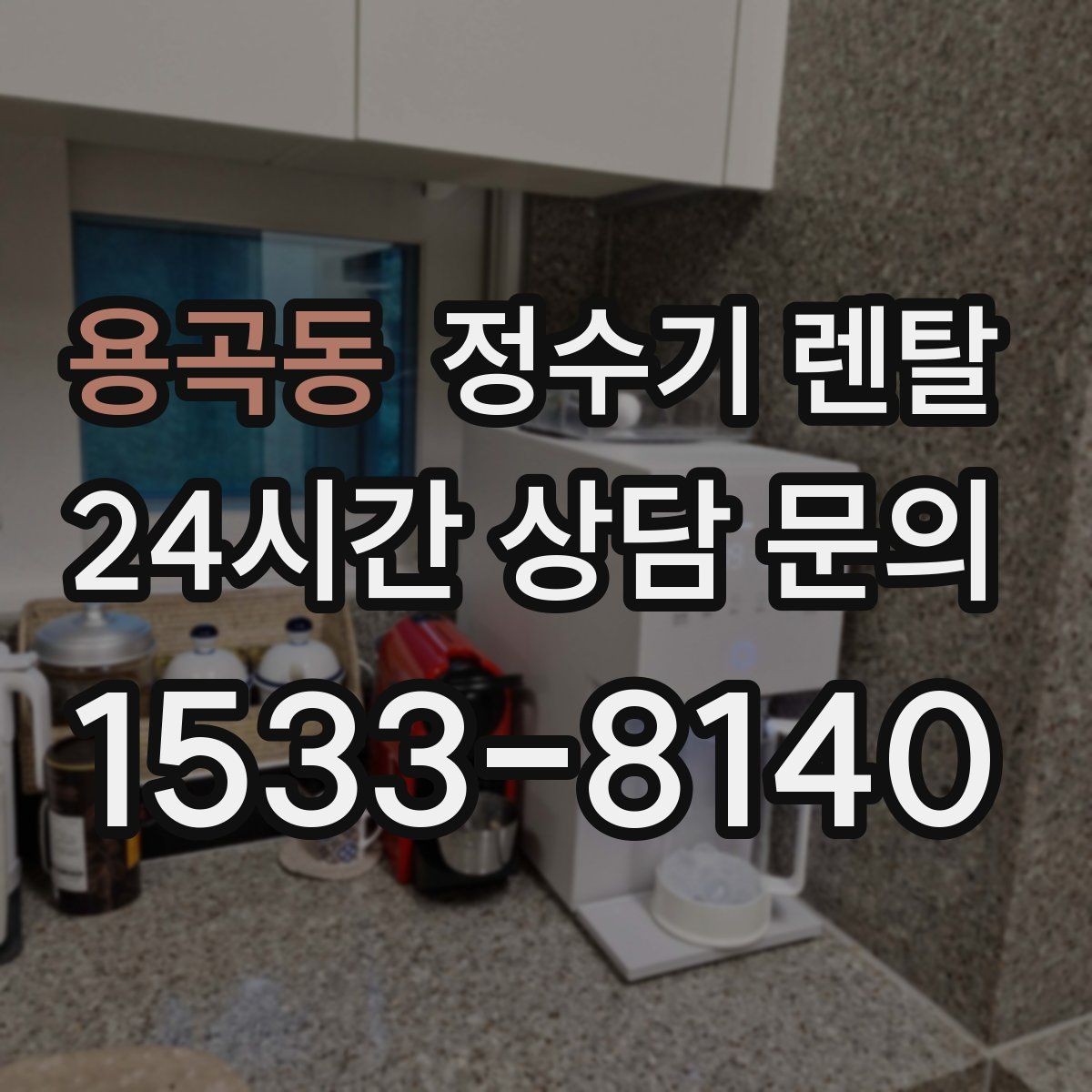 용곡동 정수기 렌탈 빌트인형과 스탠드형 차이 정리