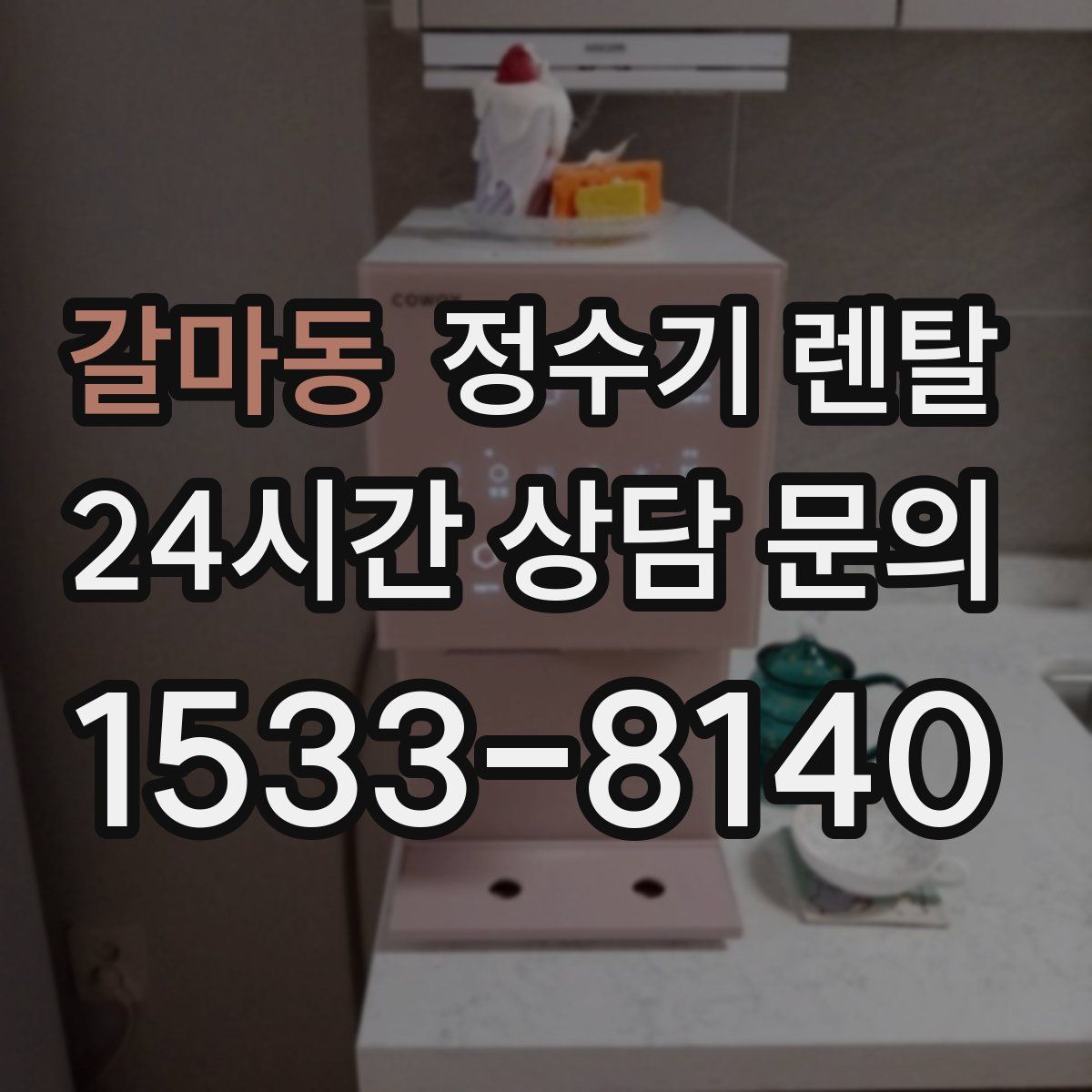 갈마동 정수기 렌탈