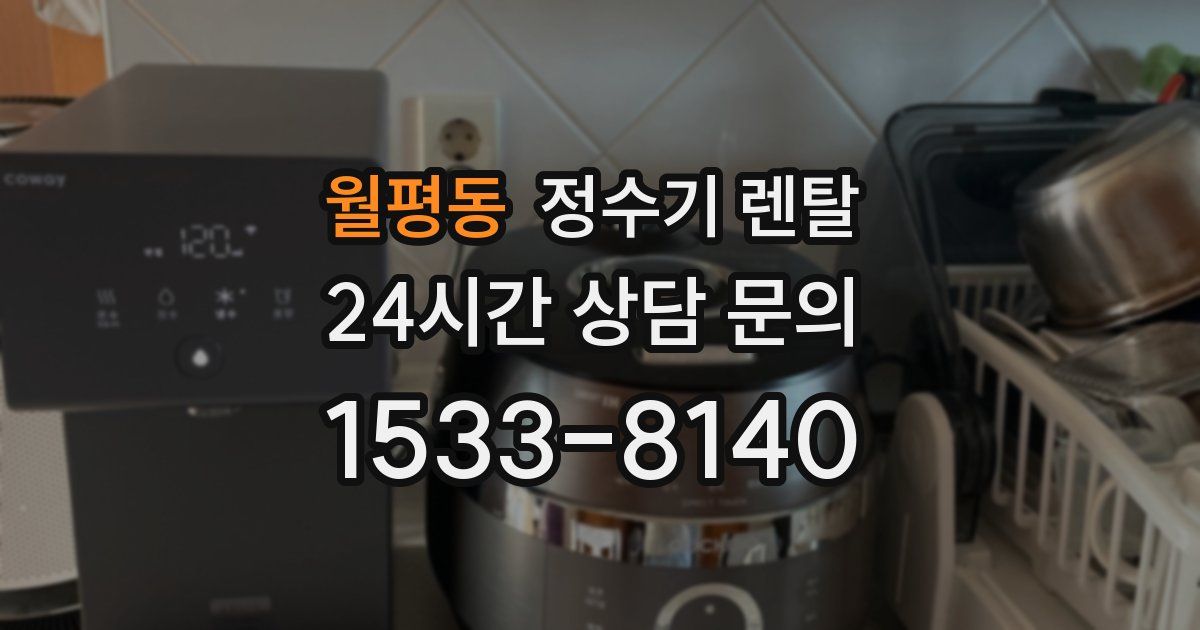 월평동 정수기 렌탈