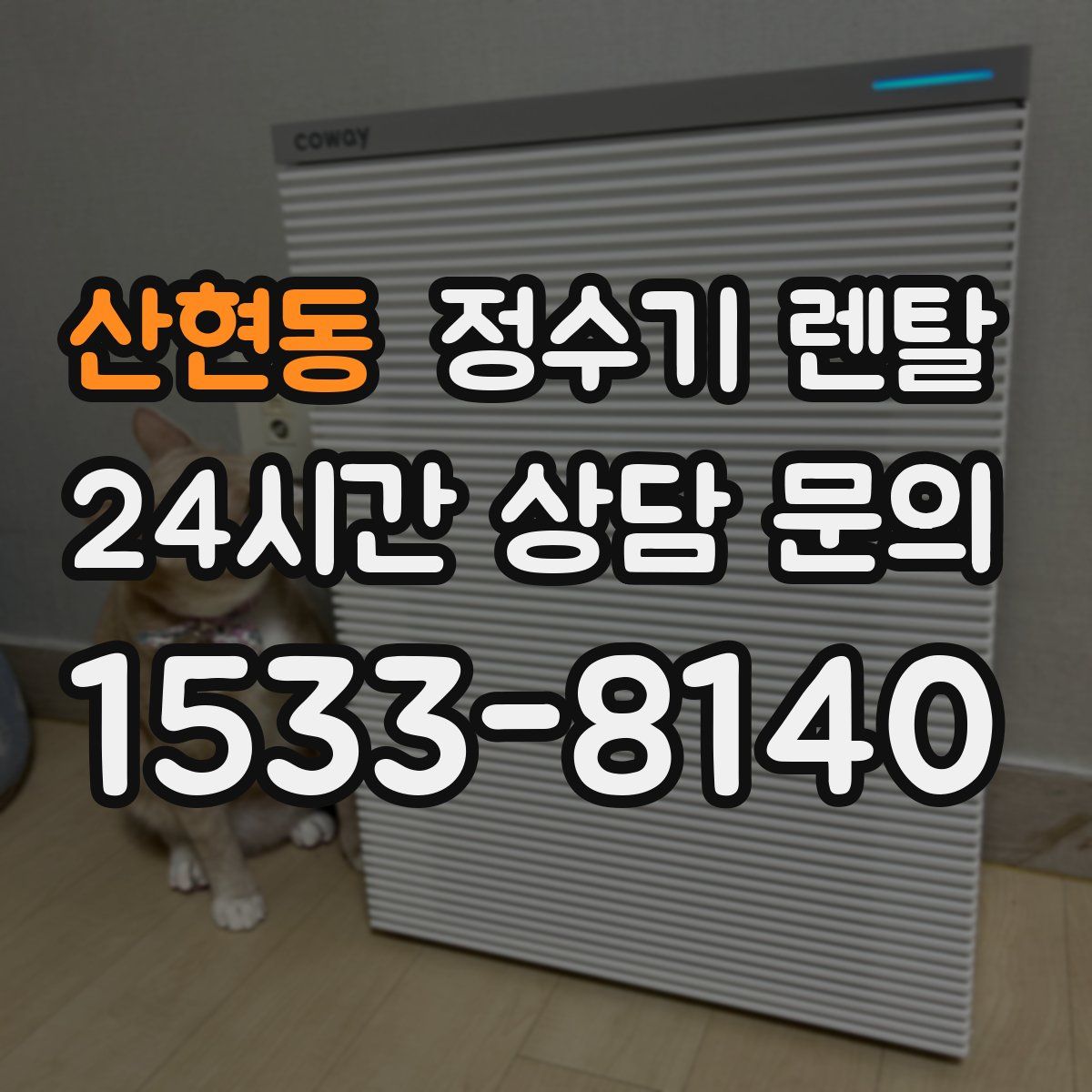 산현동 정수기 렌탈