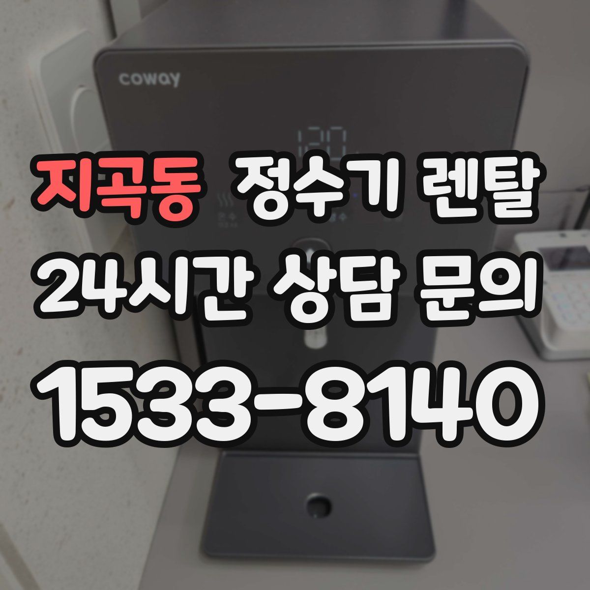 지곡동 정수기 렌탈