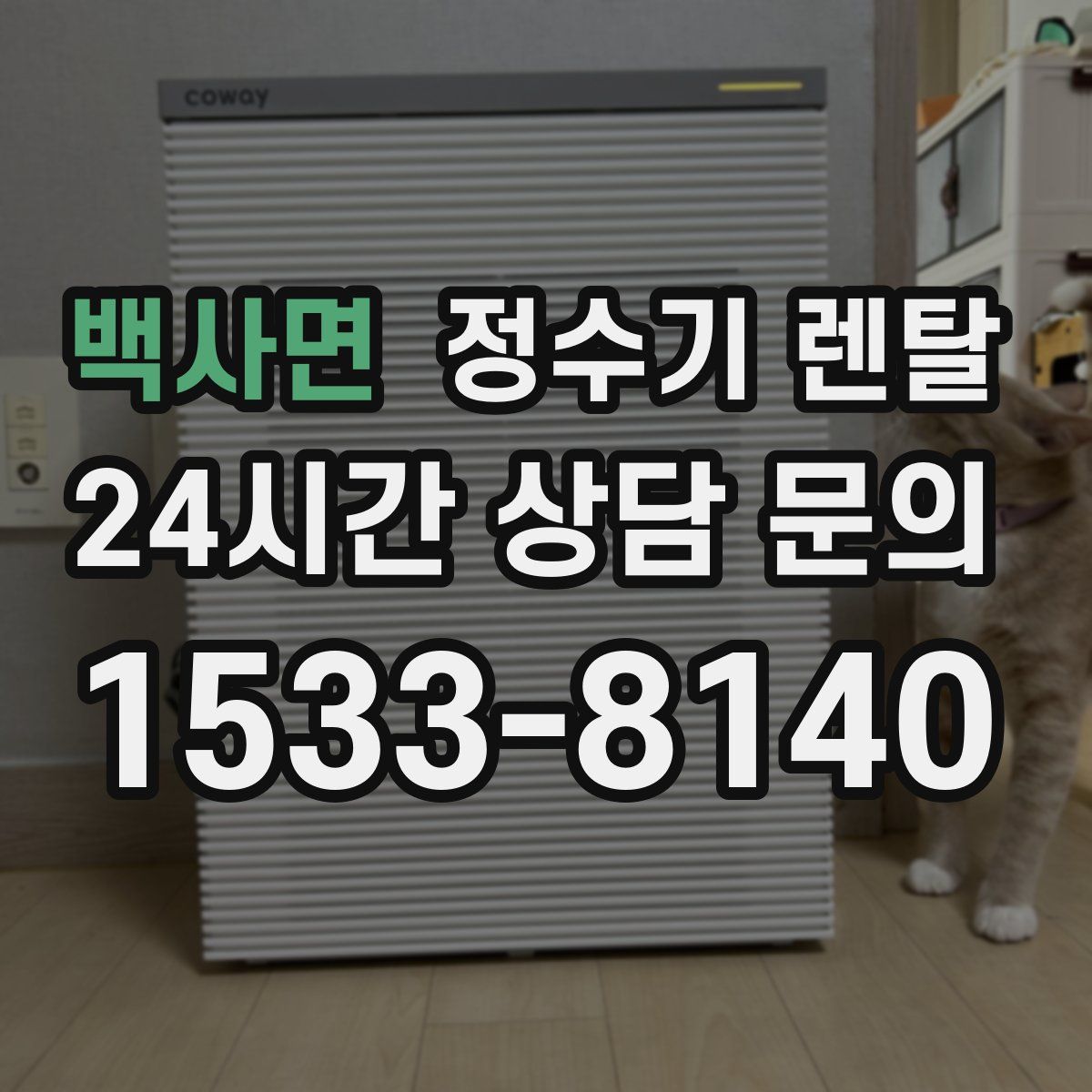 백사면 정수기 렌탈