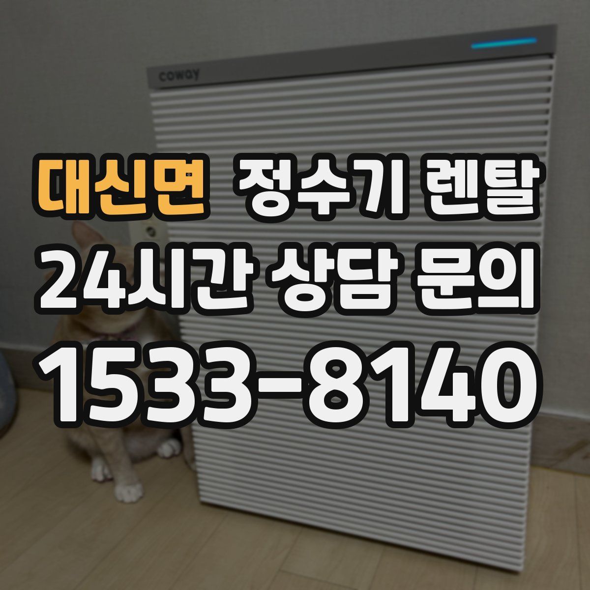 대신면 정수기 렌탈
