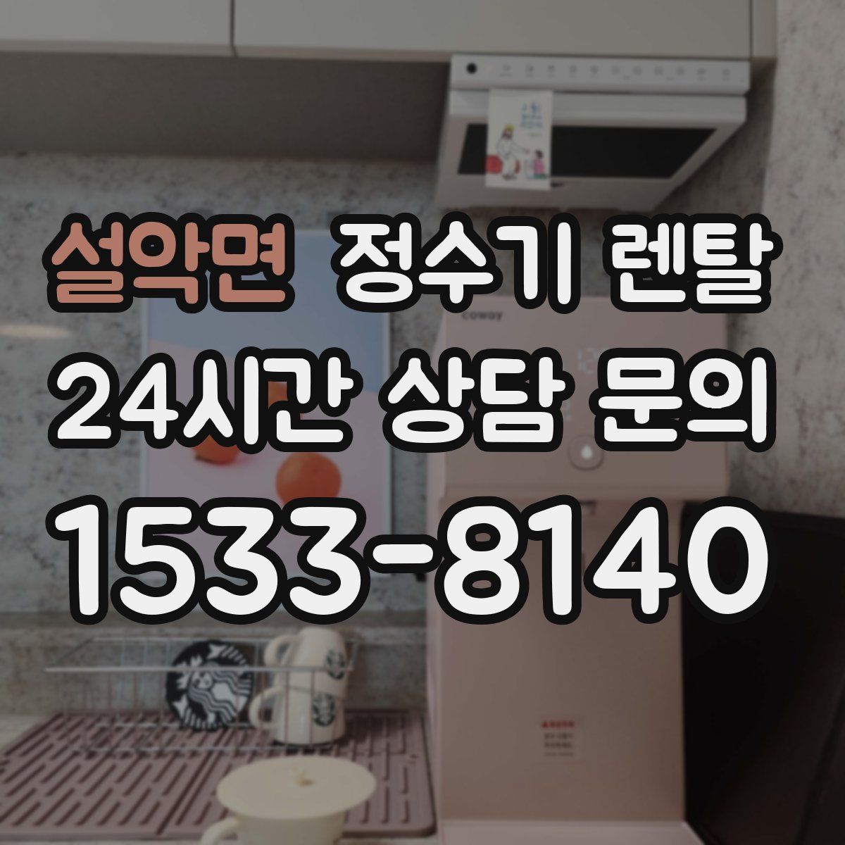 설악면 정수기 렌탈