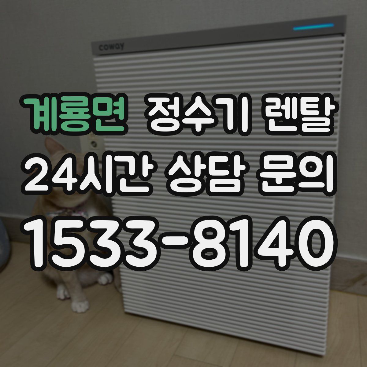 계룡면 정수기 렌탈