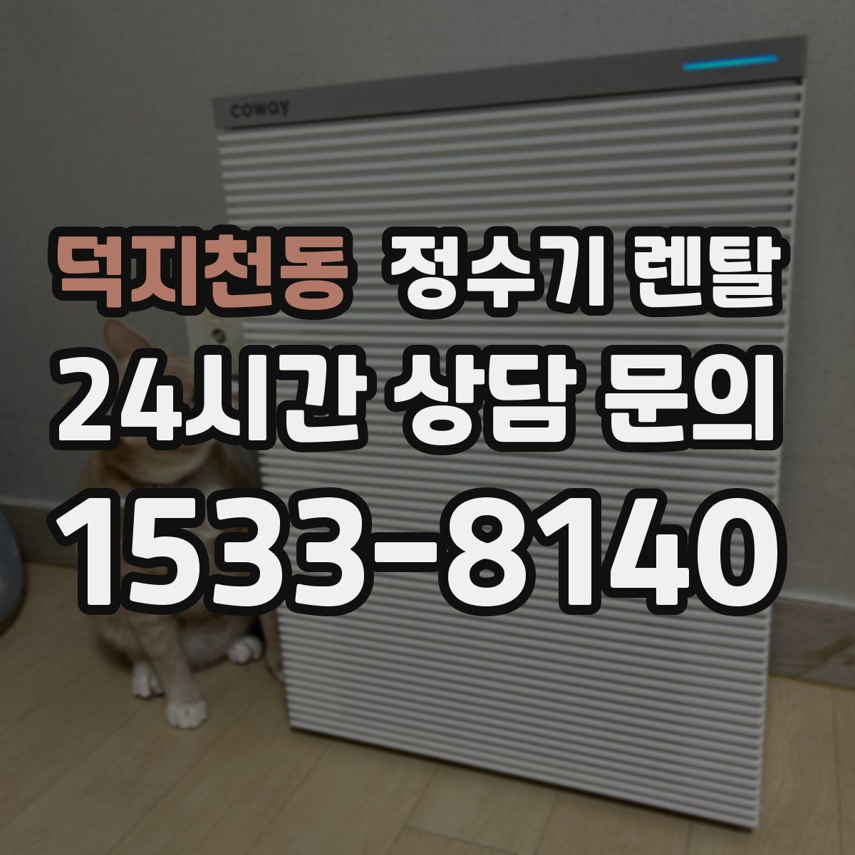 덕지천동 정수기 렌탈