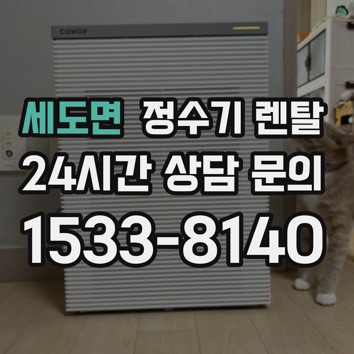 세도면 정수기 렌탈