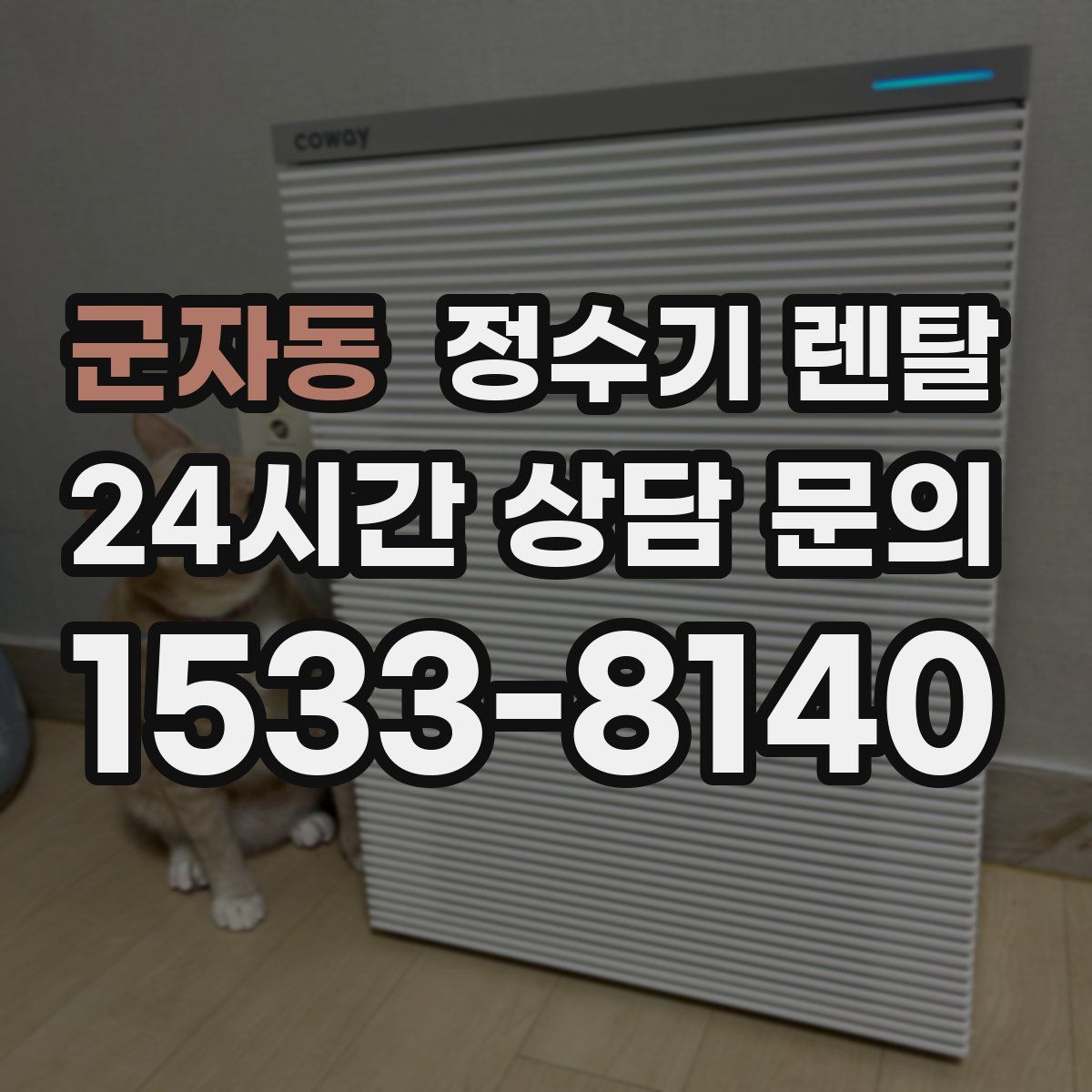 군자동 정수기 렌탈