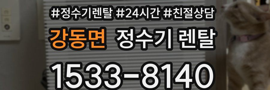 강동면 정수기 렌탈