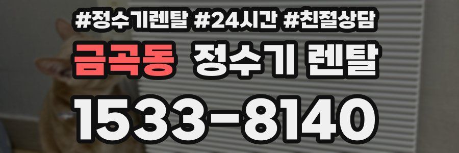 금곡동 정수기 렌탈