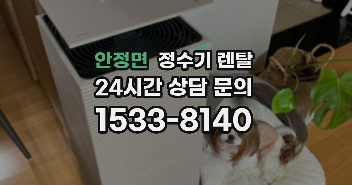 안정면 정수기 렌탈