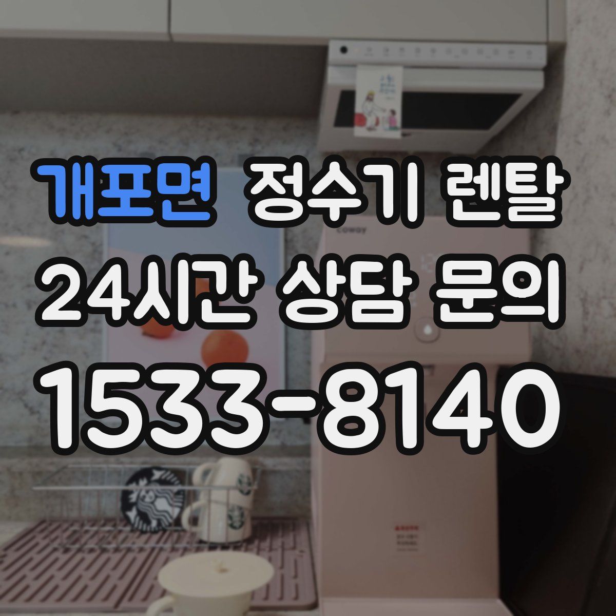 개포면 정수기 렌탈