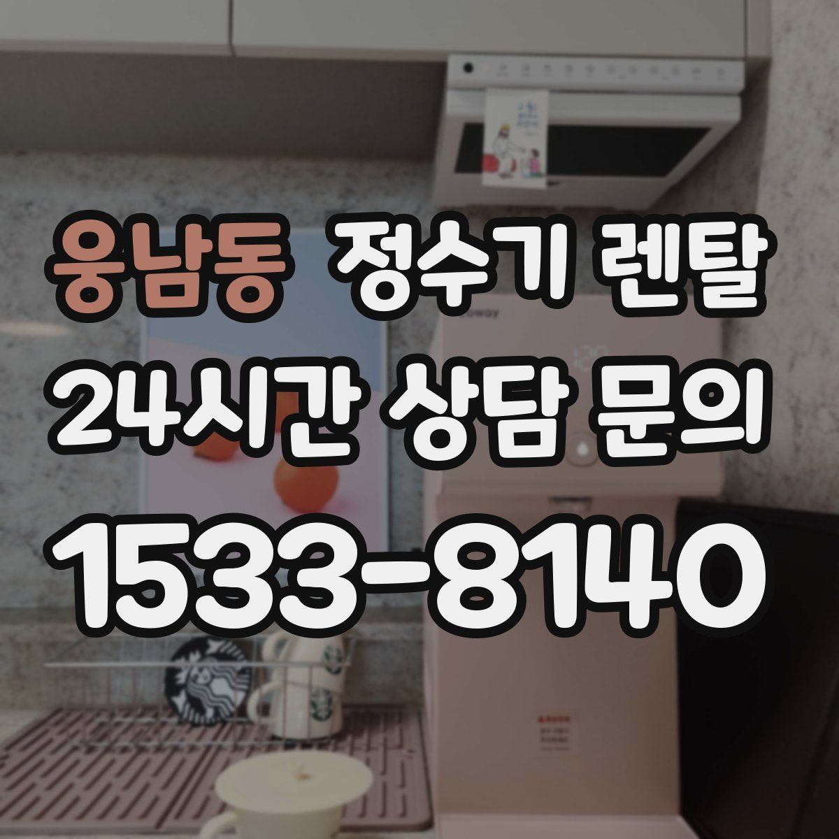 웅남동 정수기 렌탈