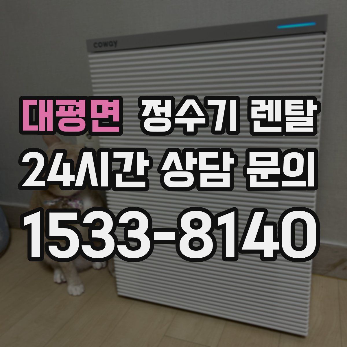대평면 정수기 렌탈