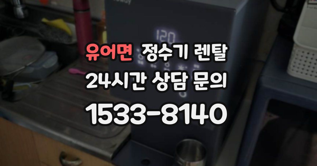 유어면 정수기 렌탈