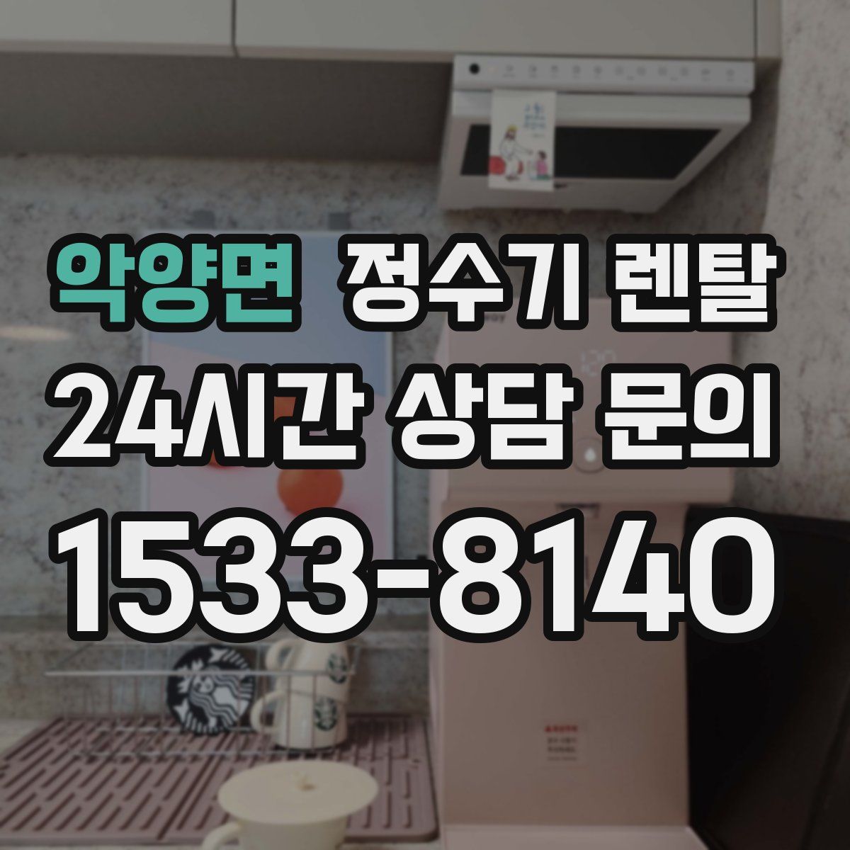 악양면 정수기 렌탈