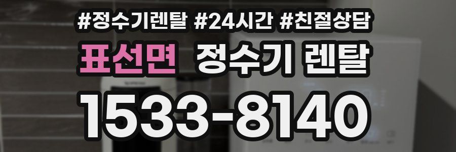 표선면 정수기 렌탈