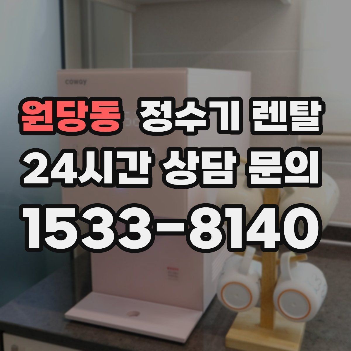 원당동 정수기 렌탈 설치 전 물밸브 위치를 알아두면 편한 이유